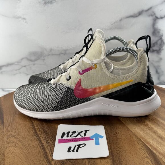 Women’s size 8.5-Nike Free TR 8 942888-008 White Running Training Shoes Sneakers - Picture 1 of 9